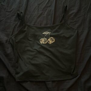 Black Top with Camo Cherry